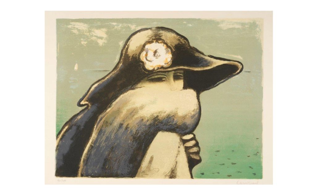 Lithographie Cassigneul  - Le renard gris