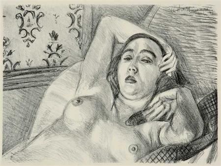 Lithographie Matisse - Le Repos du Modele