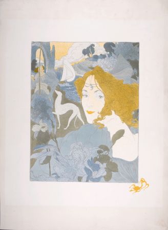 Lithographie De Feure - Le Retour, 1897 (Deluxe Edition)