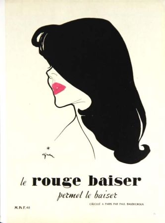 Offset Gruau - Le Rouge  Baiser  Permet le Baiser