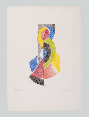 Gravure Delaunay - Le rythme VI