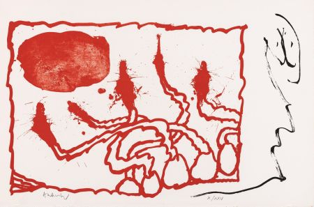 Lithographie Alechinsky - Le rêve de l'ammonite 04