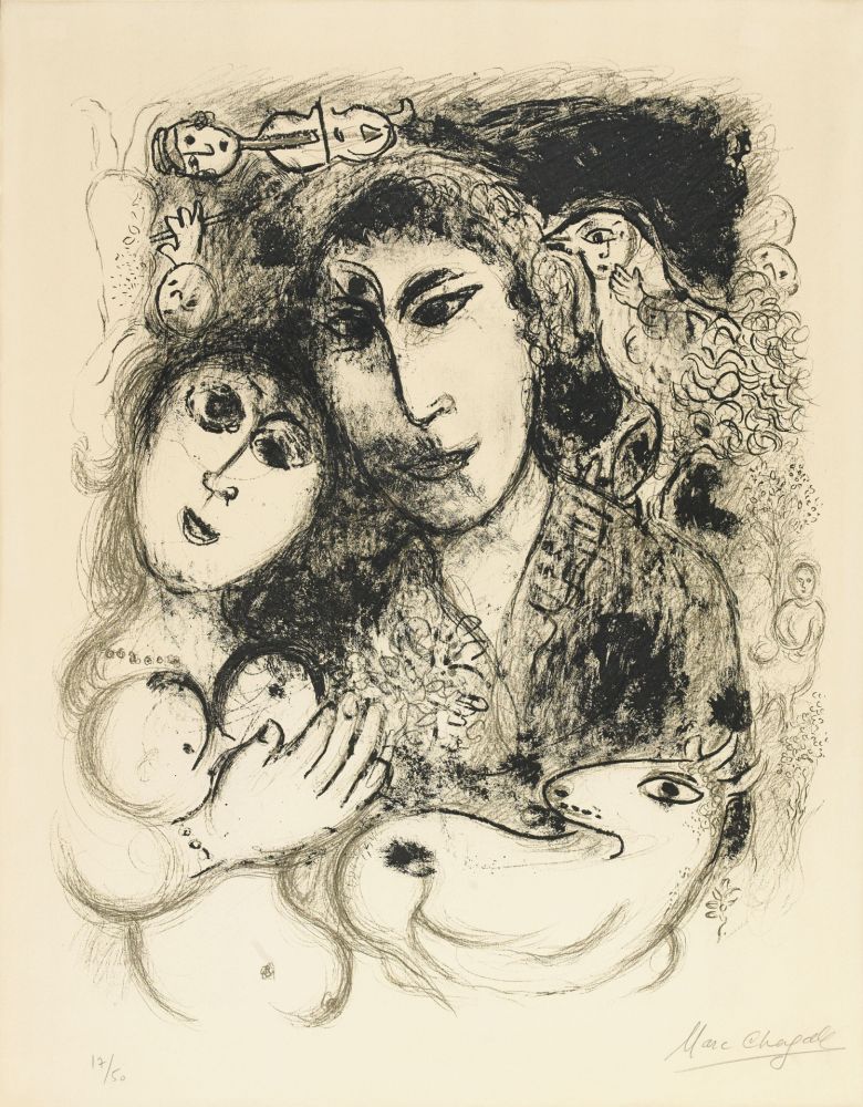 Lithographie Chagall - Le sortilege