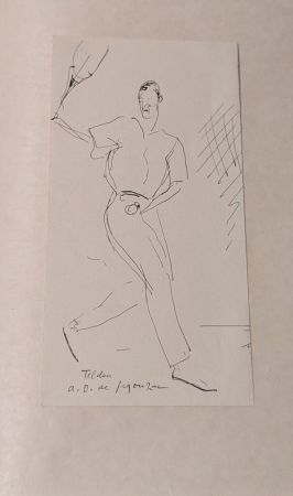Gravure Dunoyer De Segonzac - Le Sport. Eaux fortes, dessins et croquis par André Dunoyer de Segonzac.