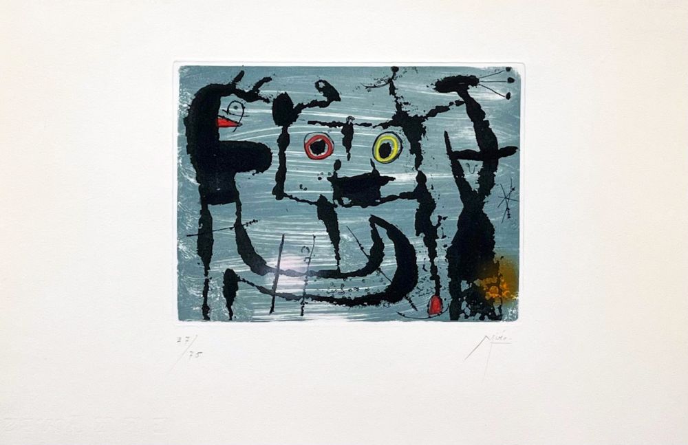 Eau-Forte Et Aquatinte Miró - Le Styx 