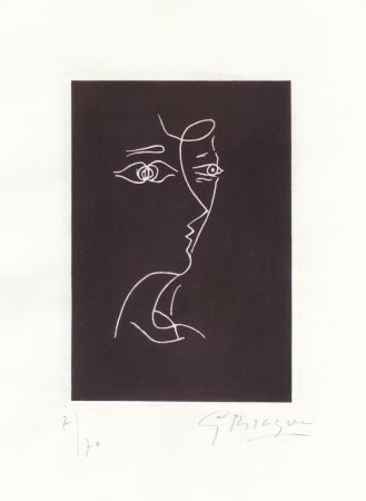 Lithographie Braque - Le tir à l'arc