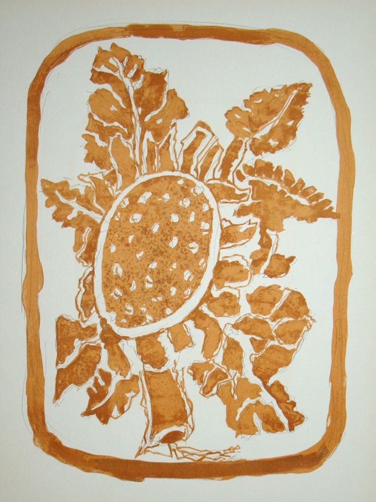 Lithographie Huître et citron par BRAQUE Georges