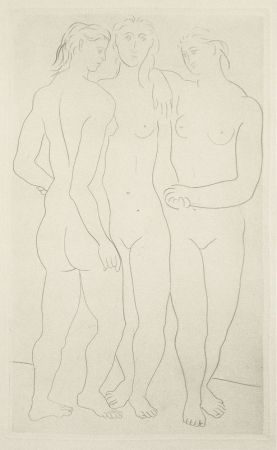 Eau-Forte Picasso - Le Trois Graces II