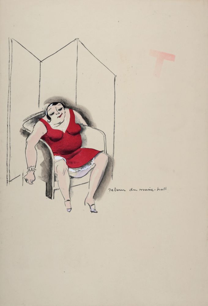Lithographie Colin - Le Tumulte Noir, C. 1927