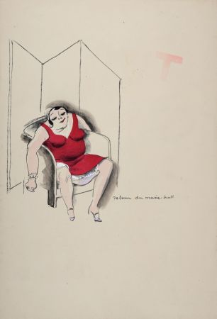 Lithographie Colin - Le Tumulte Noir, C. 1927