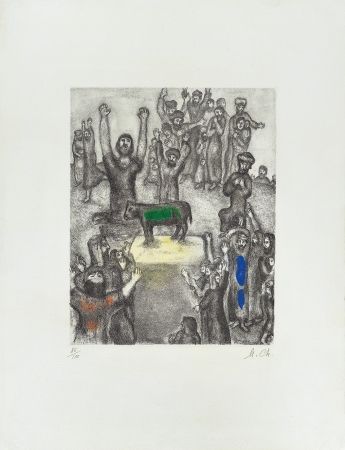 Eau-Forte Chagall - Le Veau d’Or
