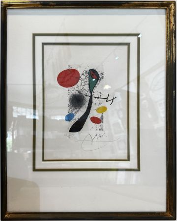 Gravure Miró - Le Vent Parmi les Roseaux