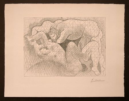 Gravure Picasso - Le Viol (La Suite Vollard)