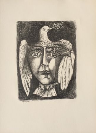 Lithographie Picasso - Le Visage de la Paix (B. 687)