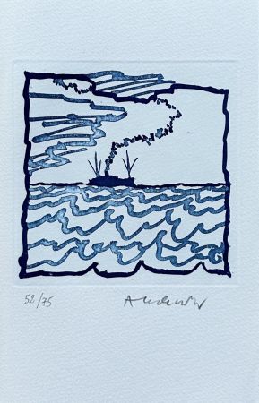 Gravure Alechinsky - Le Volturno
