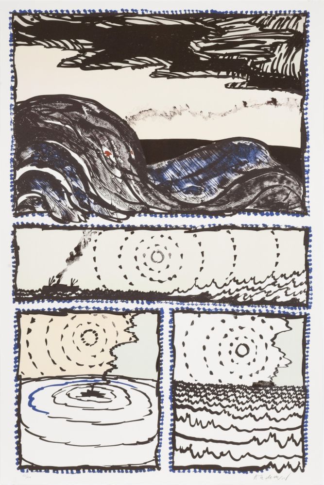 Lithographie Alechinsky - Le Volturno 02