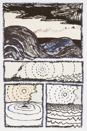 Lithographie Alechinsky - Le Volturno 02