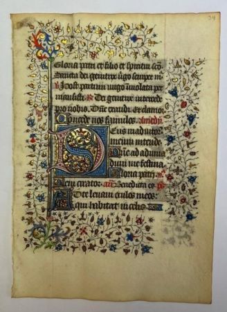 Aucune Technique Master - Leaf from a Book of Hours, c. 1430