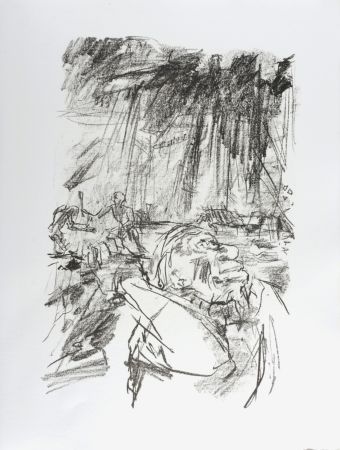 Lithographie Kokoschka - Lear, 1963