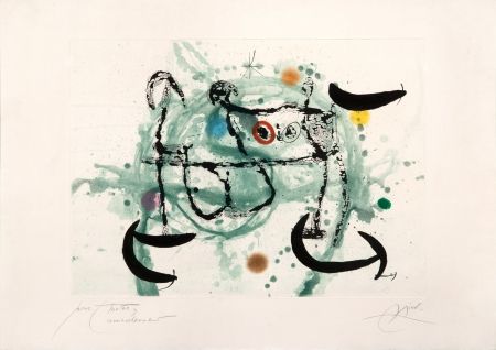 Eau-Forte Et Aquatinte Miró - L´ecartelée