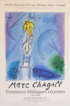 Lithographie Chagall - L'Echele de Jacob