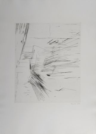 Gravure Vieira Da Silva - L'Eclair, 1965 - Hand-signed