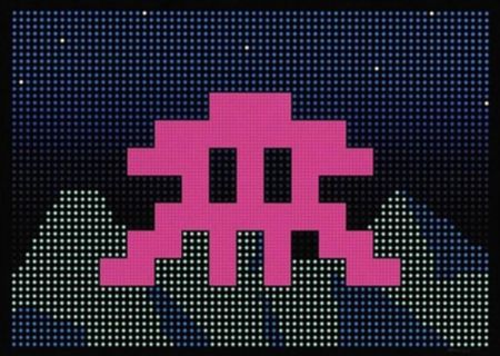 Sérigraphie Invader - LED