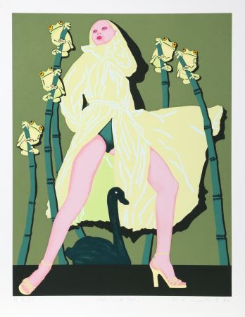 Sérigraphie Kogelnik - Leda with Swan