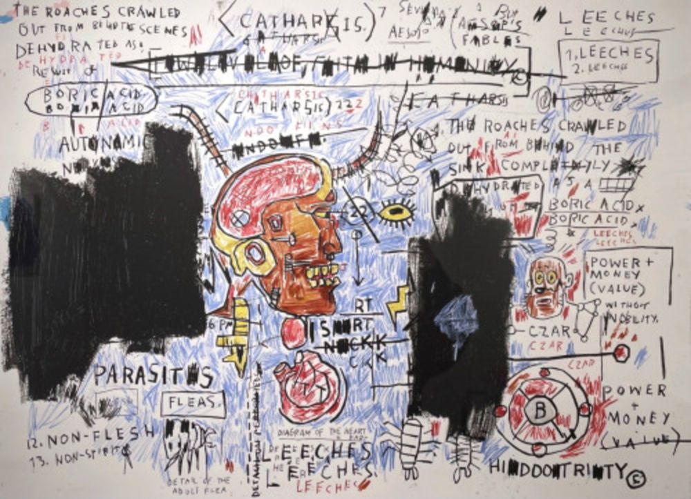 Sérigraphie Basquiat - Leeches