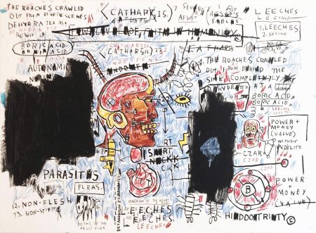 Sérigraphie Basquiat - Leeches