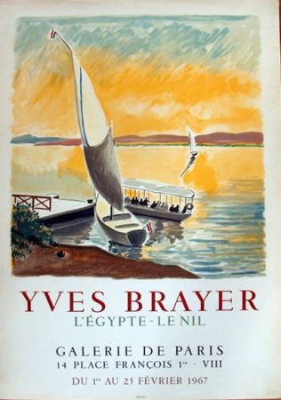 Affiche Brayer - L'Egypte  Le Nil