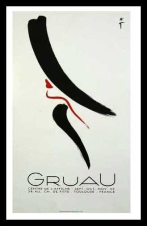 Affiche Gruau - L'ELEGANTE