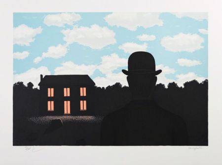Lithographie Magritte - L'Empire des Lumières