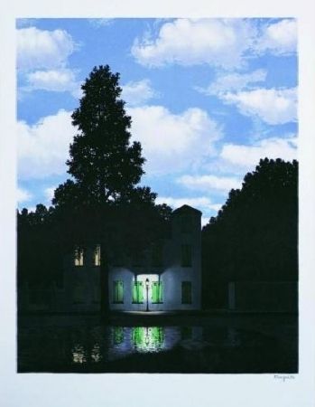 Lithographie Magritte - L'empire des lumières, 1954