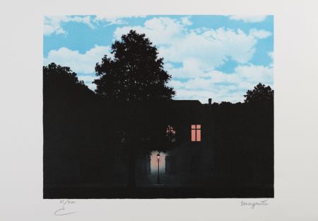 Lithographie Magritte - L’Empire des Lumières (The Empire of Light)