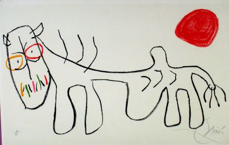 Lithographie Miró - L'enfance du Ubu
