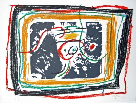 Lithographie Miró - L'enfance d'UBU
