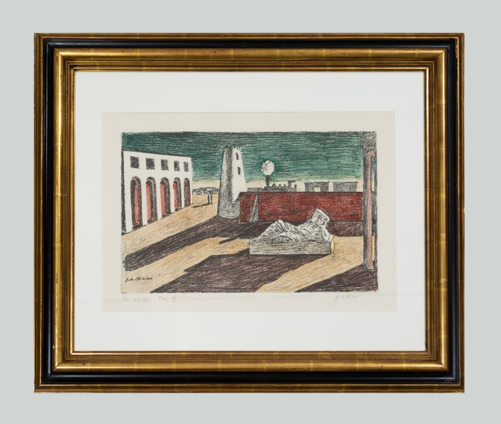 Lithographie De Chirico - L'enigma del ritorno