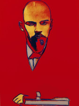 Sérigraphie Warhol - Lenin (Red) (FS II.403)