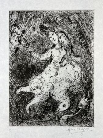 Eau-Forte Chagall - L’envolée