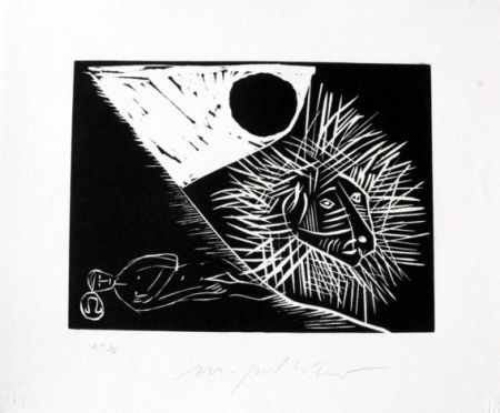 Linogravure Paladino - Leone