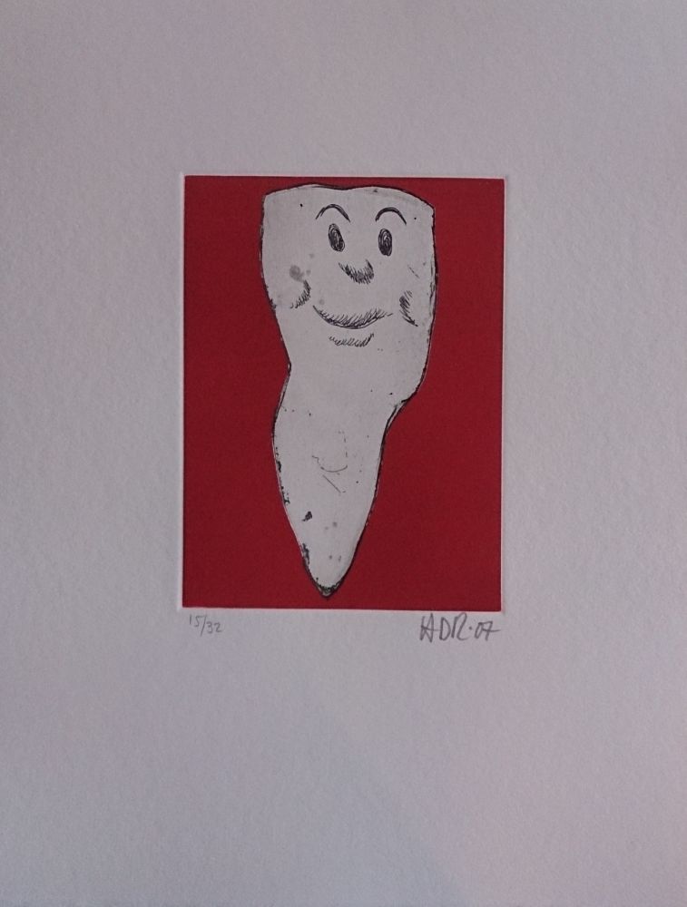 Gravure Di Rosa - Les 32 dents