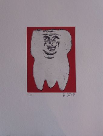 Gravure Di Rosa - Les 32 dents