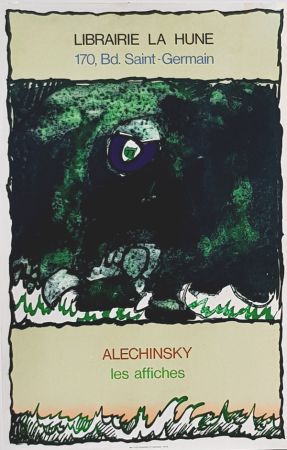 Lithographie Alechinsky - Les Affiches  Librairie  à La Hune