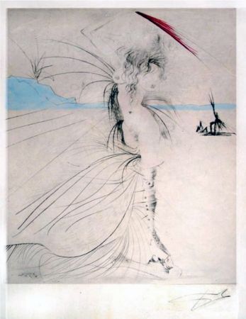 Gravure Dali - Les aigrettes (The Egrets)