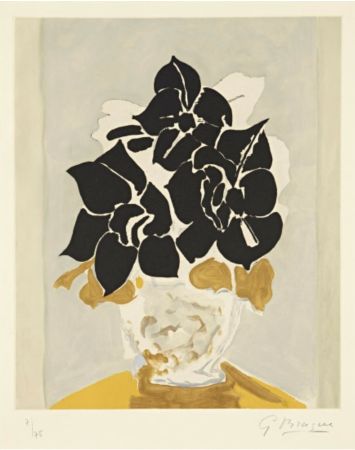Gravure Braque - Les amaryllis 