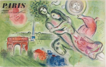 Livre Illustré Chagall - Les amoureux de l'Opéra