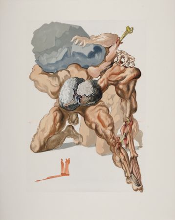 Gravure Sur Bois Dali - Les Avares et les Prodigues, 1963