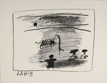Lithographie Picasso - Les Banderilles, 1961