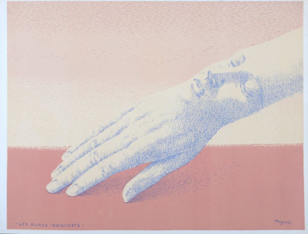 Lithographie Magritte - Les Bijoux indiscrets, 1963